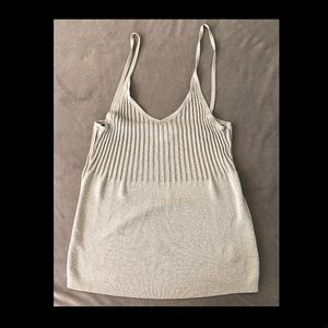 Silver sparkle Micheal Kors Top